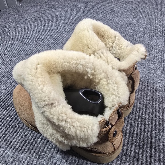 UGG Boots Womens Size 7 Chestnut Cedric Suede Sheepskin Shearling 1012360 - Picture 4 of 14